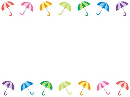 Рамка из зонтиков