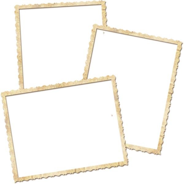 Коллаж золотые рамки