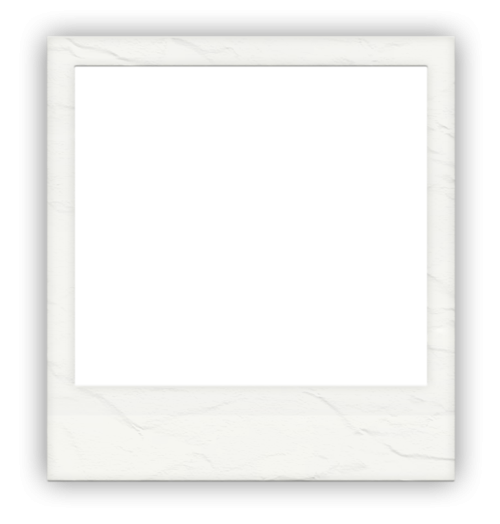 Белая рамка полароид для фотошопа