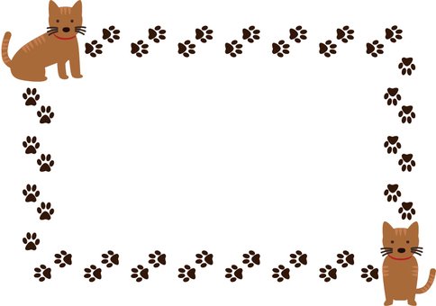 Рамки с кошками для оформления текста