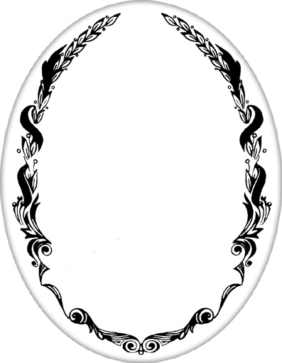 Рамка для овала на памятник