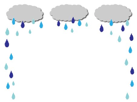 Рамка дождик