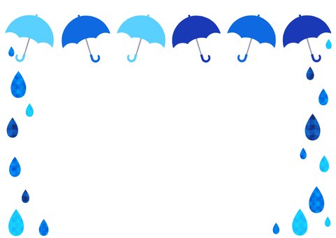 Рамка с зонтиками