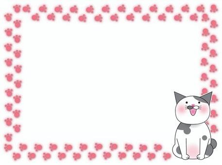 Рамка с котиками на прозрачном фоне