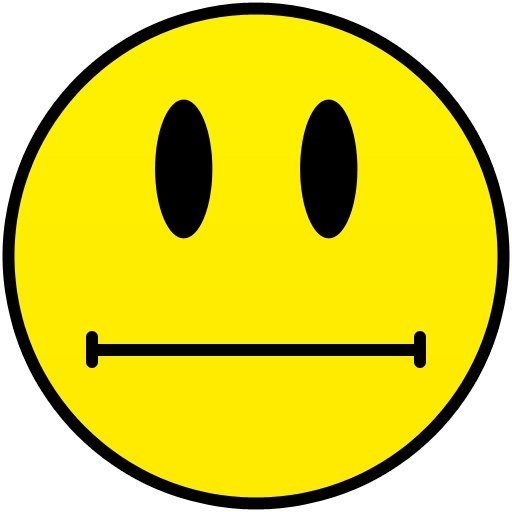 Смайлик равнодушный