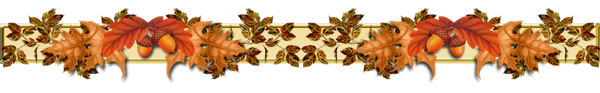 Осенний орнамент в полосе