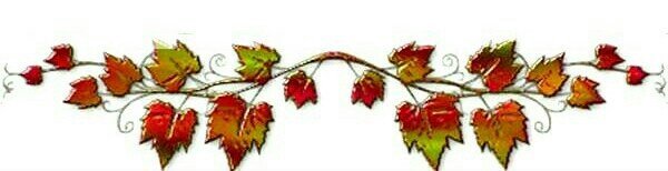 Разделители текста осень