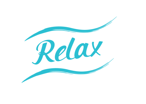 Прозрачная надпись релакс