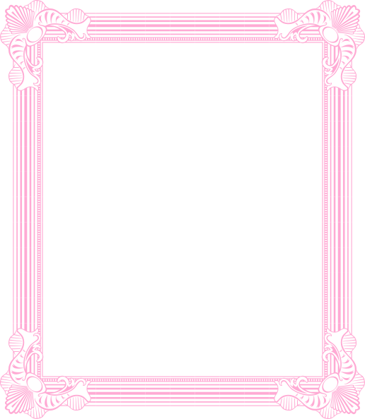 Тонкая розовая рамка