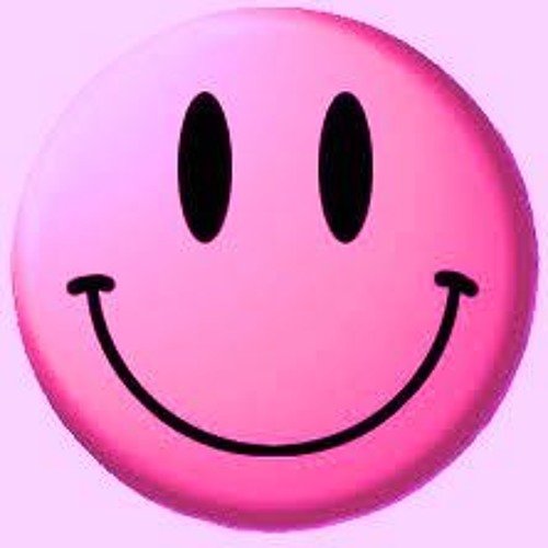Розовый смайлик