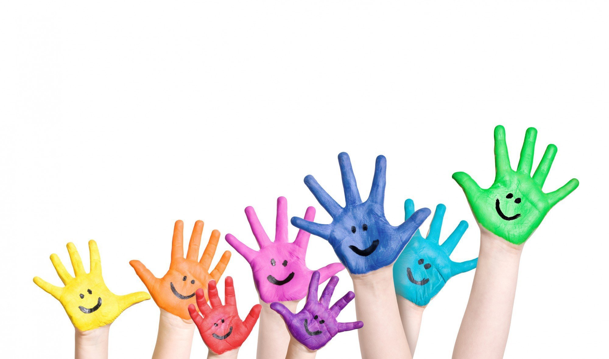 Цветные пальчики. Цветные ладони. Разноцветные ладошки. Пальчики для детей. Ладони в краске.