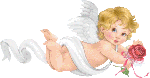 Клипарт Ангелочек на прозрачном фоне