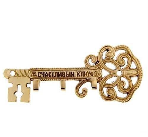 Ключница в виде ключа из фанеры