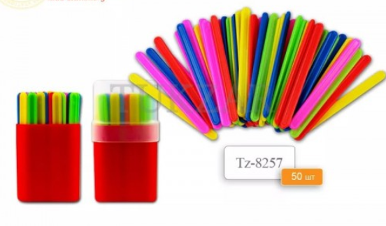 Палочки счетные 50шт TUKZAR В пенале 11827