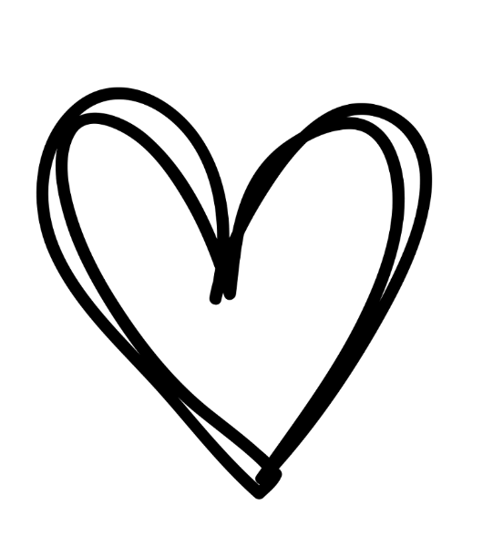 Сердечко линиями на прозрачном фоне (40 фото)