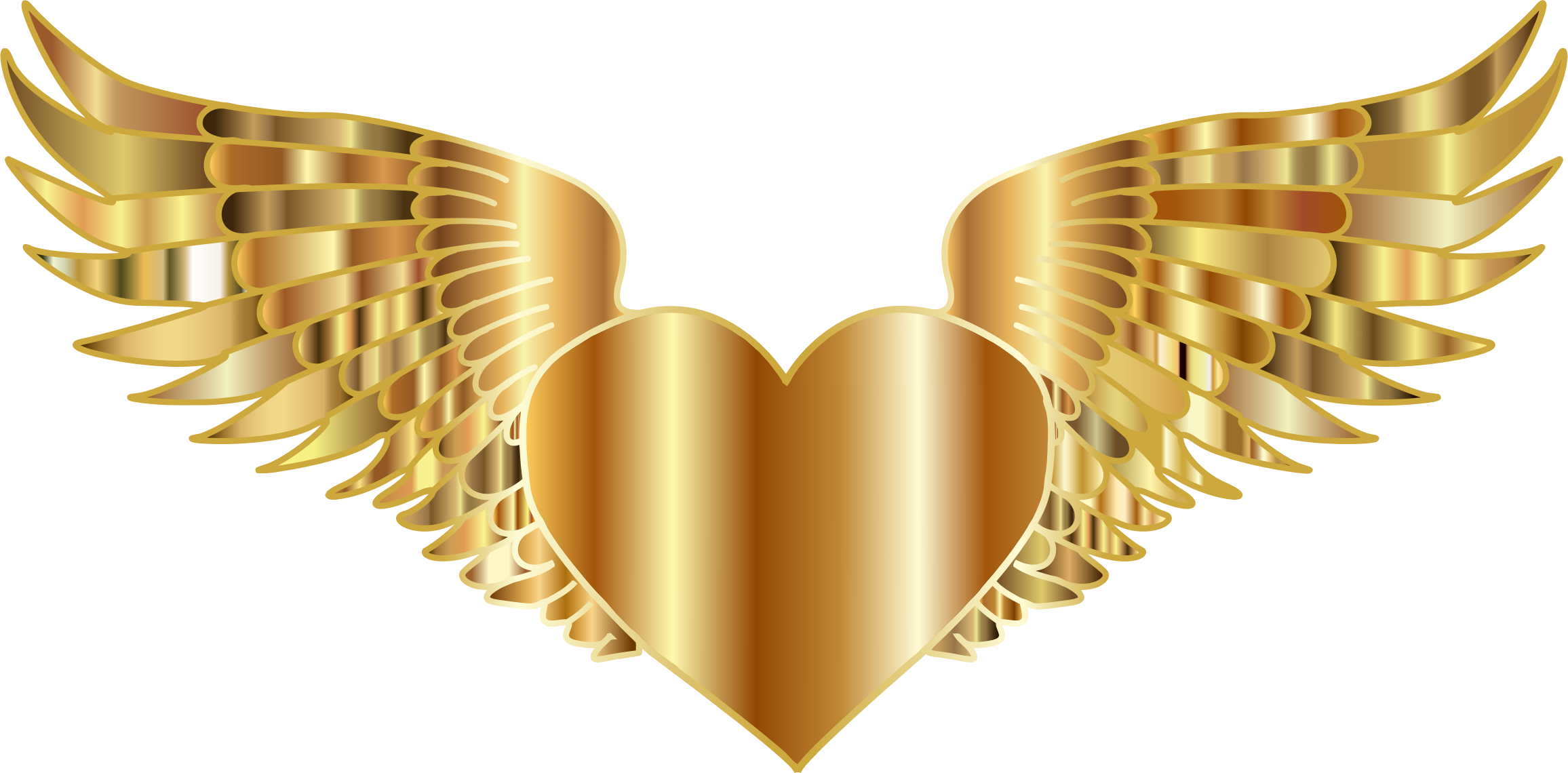 Золотистые крылья. Золотое сердце. Золотые Крылья ангела. Крылья на прозрачном фоне.