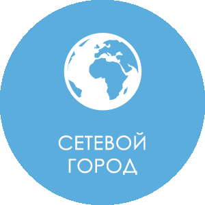 Сетевой город логотип