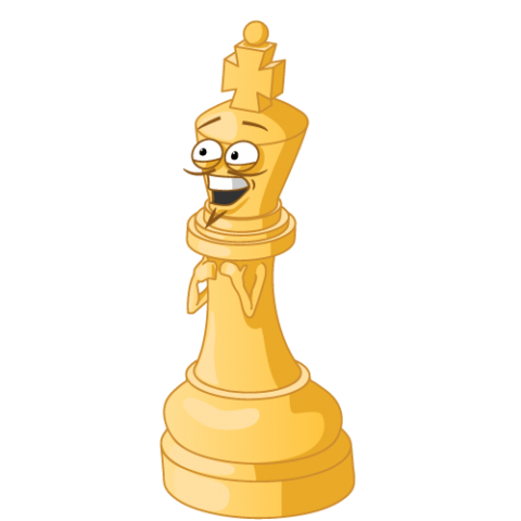 Шахматная фигура мультяшная