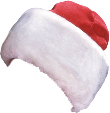 Головной убор Деда Мороза русского