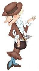 Старуха Шапокляк с рогаткой