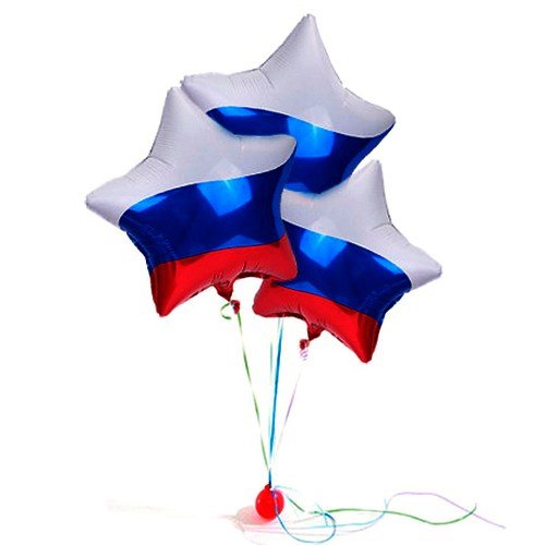 Шар звезда Триколор