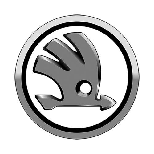 Логотип Skoda на прозрачном фоне