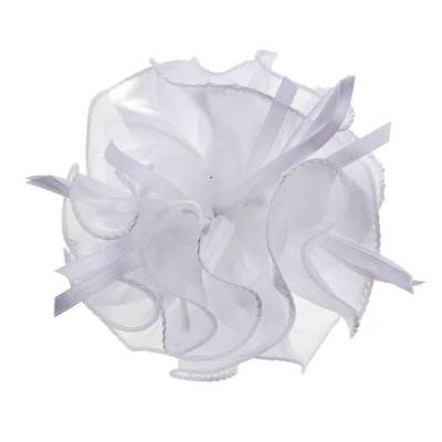 Белый бант для волос