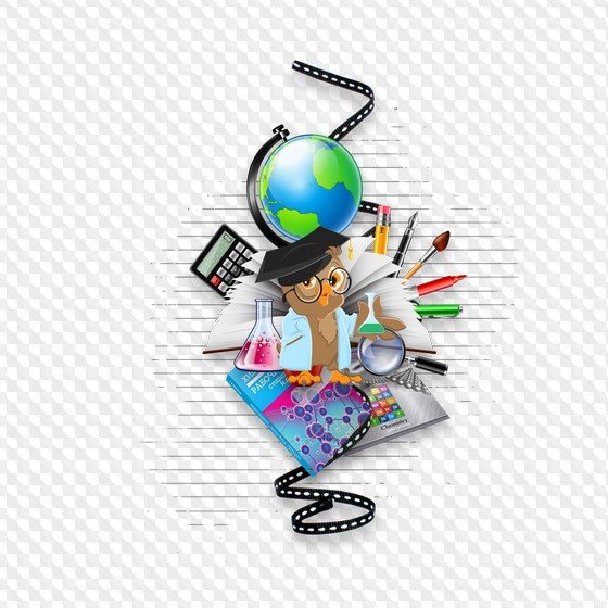 Школьные кластеры на прозрачном фоне (45 фото)