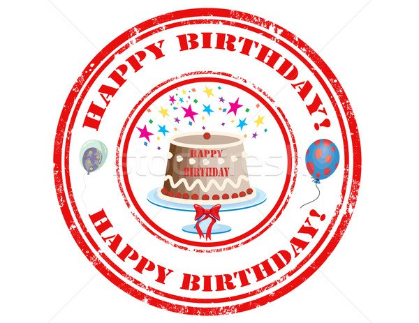 Штамп Happy Birthday
