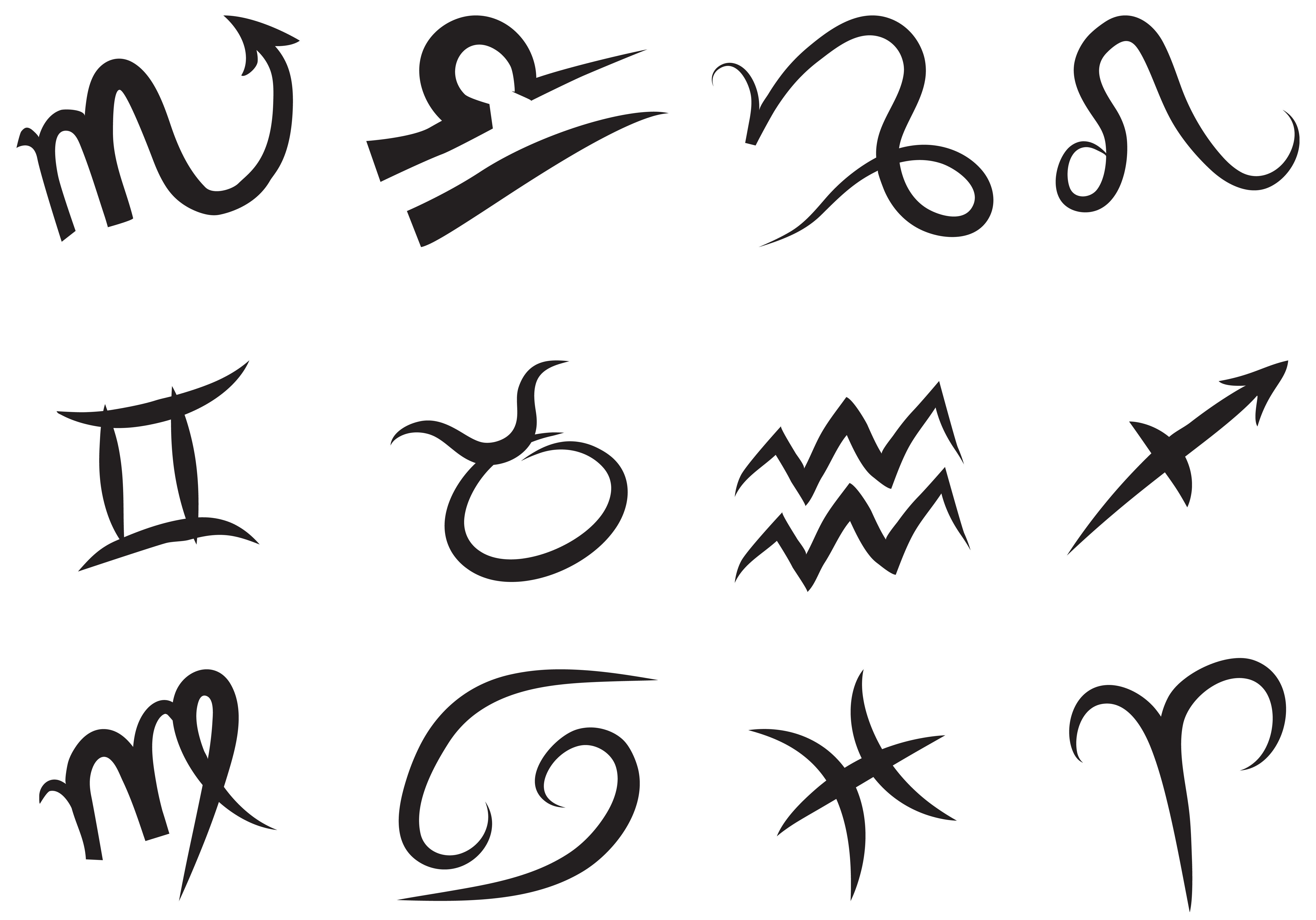 Символы для ников звезда. Знаки зодиака символы. Красивые значки. Красивые символы. Контуры знаков зодиака.