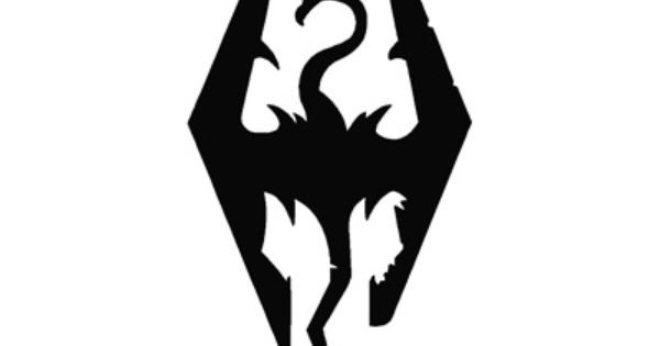 Символ Скайрима на прозрачном фоне