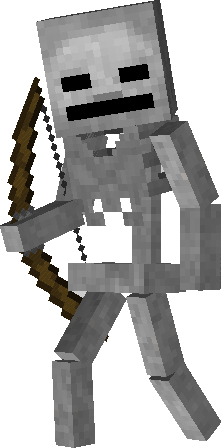 Скелет майн спереди