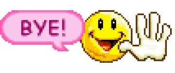 Смайлик пока пока
