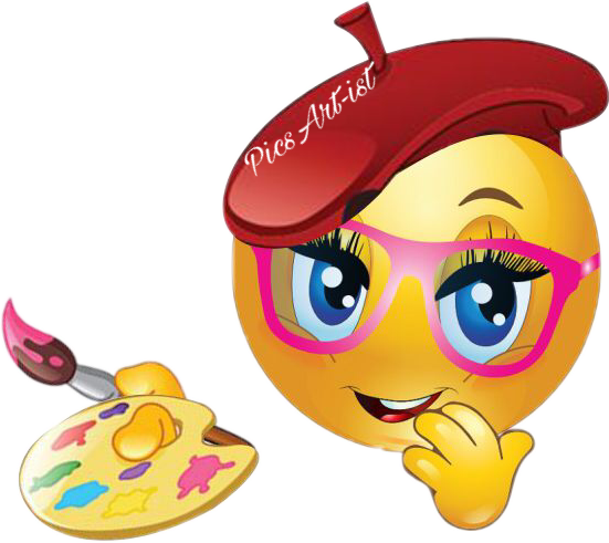 Смайлик творческий