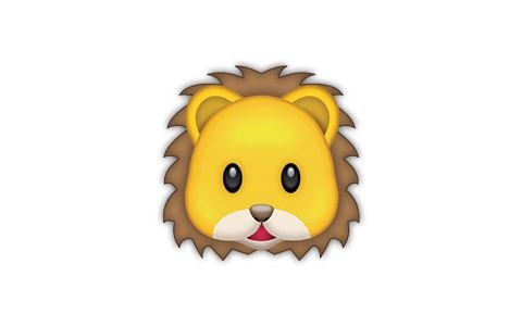 Лев ЭМОДЖИ айфон