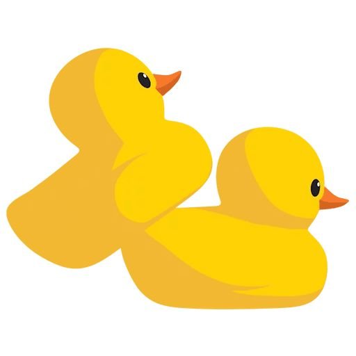 Стикер уточка