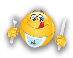 Смайлик облизывается