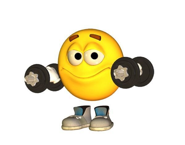 Смайлик спортсмен