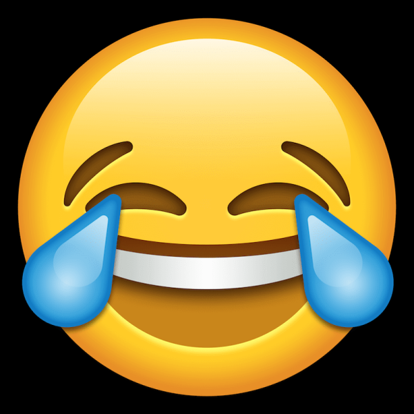 Смайлик смеющийся до слез