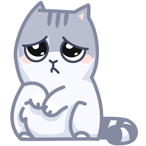 Стикеры ВК серый персик