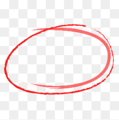 Красный овал на прозрачном фоне