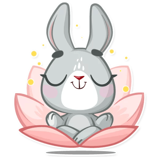 Стикеры зайчики