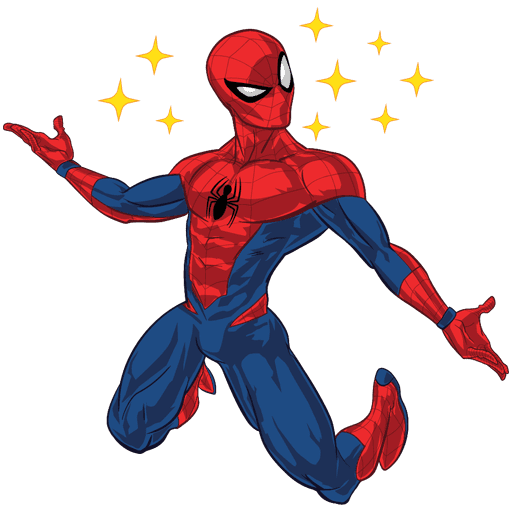 Стикеры человек паук ВК