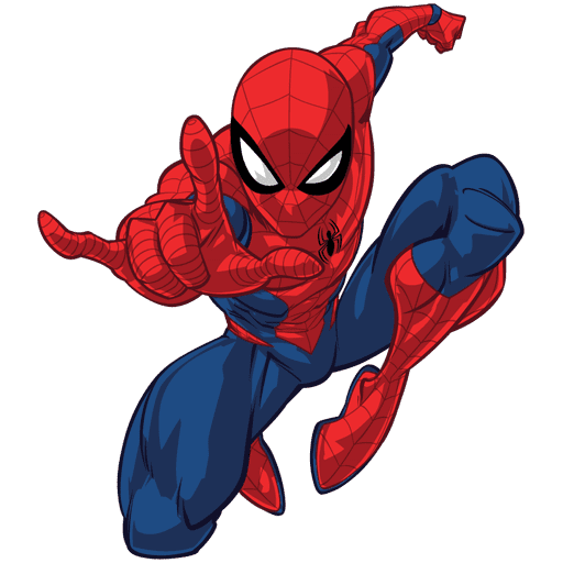 Наклейка - человек - паук