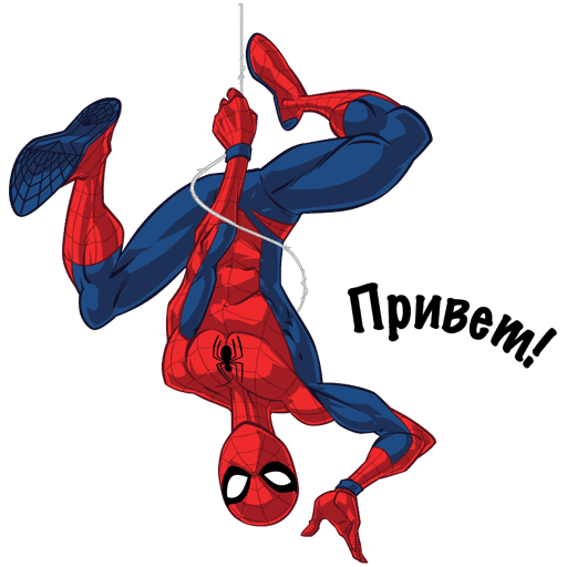 Стикеры человек паук ВК