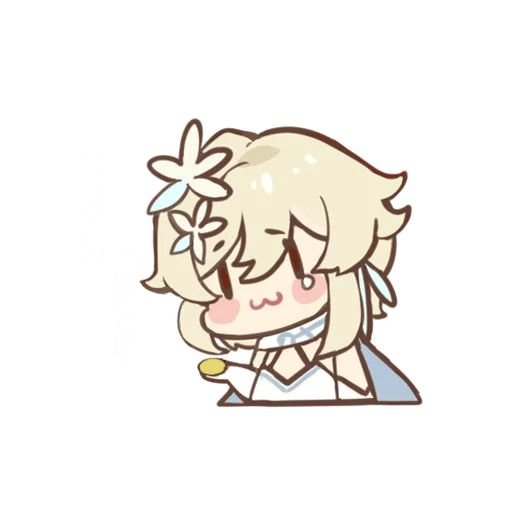 Беннет Стикеры Геншин