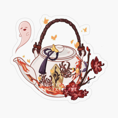 Геншин чайник арт