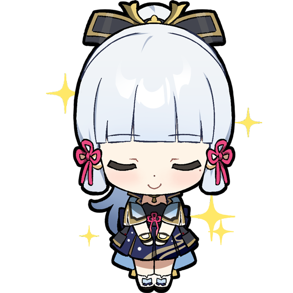 Стикеры Геншина Аяки