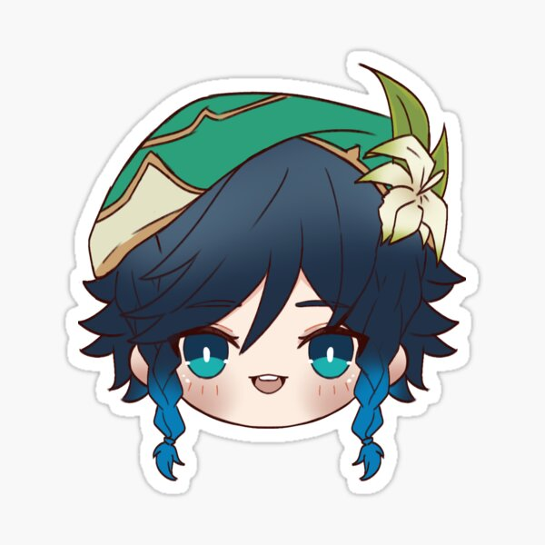 Венти Геншин Импакт Чиби Стикеры