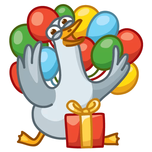 Стикеры телеграмм Чайка Джо